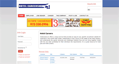 Desktop Screenshot of hotelcareers.in