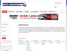 Tablet Screenshot of hotelcareers.in